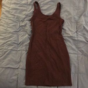 Express Purple Form Fitting Minidress